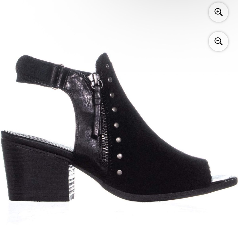 Bare Traps Womens Ivella Fabric Open Toe Ankle Fashion Boots 6.5